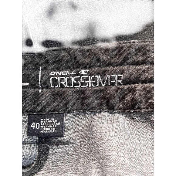 ONeill Mens Black Crossover Hybrid Cargo Shorts Size 40 Polyester/Elastane Light - Picture 4 of 13